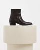 Vagabond Shoemakers Vagabond Shoemaker Kelsey leather western ankle boots in chocolate-Brown - 1