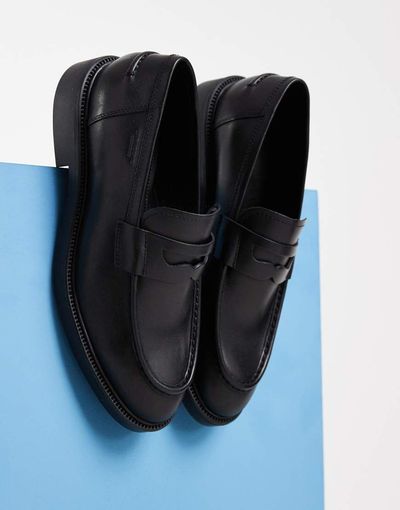 Vagabond Shoemakers Vagabond Shoemakers Alex leather penny loafers in black