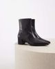 Vagabond Shoemakers Vagabond Shoemakers Giselle cinched toe block heel ankle boots in black leather - 1