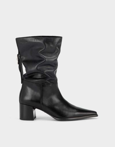 Vagabond Shoemakers Vagabond Shoemakers Giselle slouchy ankle boots in black leather