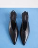 Vagabond Shoemakers Vagabond Shoemakers Ilona high vamp sling back heels in black leather - 2