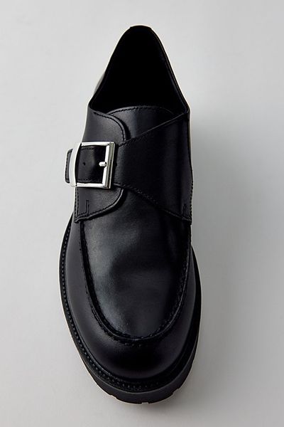 Vagabond Shoemakers Vagabond Shoemakers Kenova Buckle Loafers in Black, Women's at Urban Outfitters