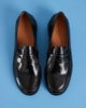 Vagabond Shoemakers Vagabond Shoemakers Steven slim leather penny loafers in polished black - 1