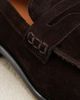 Vagabond Shoemakers Vagabond Shoemakers Steven slim suede penny loafers in brown - 2
