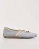 Vagabond Vagabond Hollie suede lace up ballet flats in light blue - 4