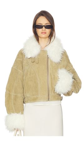 Vaillant Vaillant Aviator Jacket Suede Leather