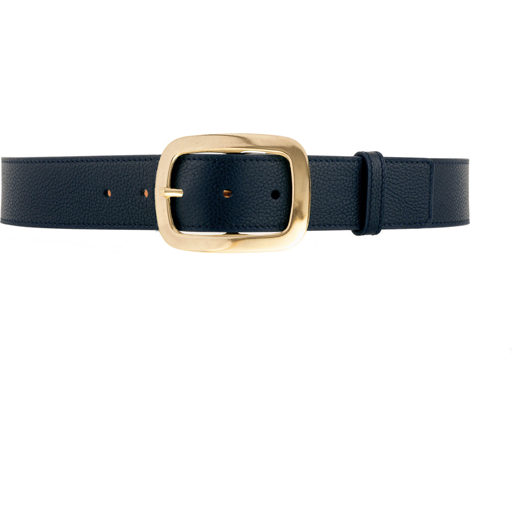 Vaincourt Vaincourt La Captivante Brass Buckle Leather Belt