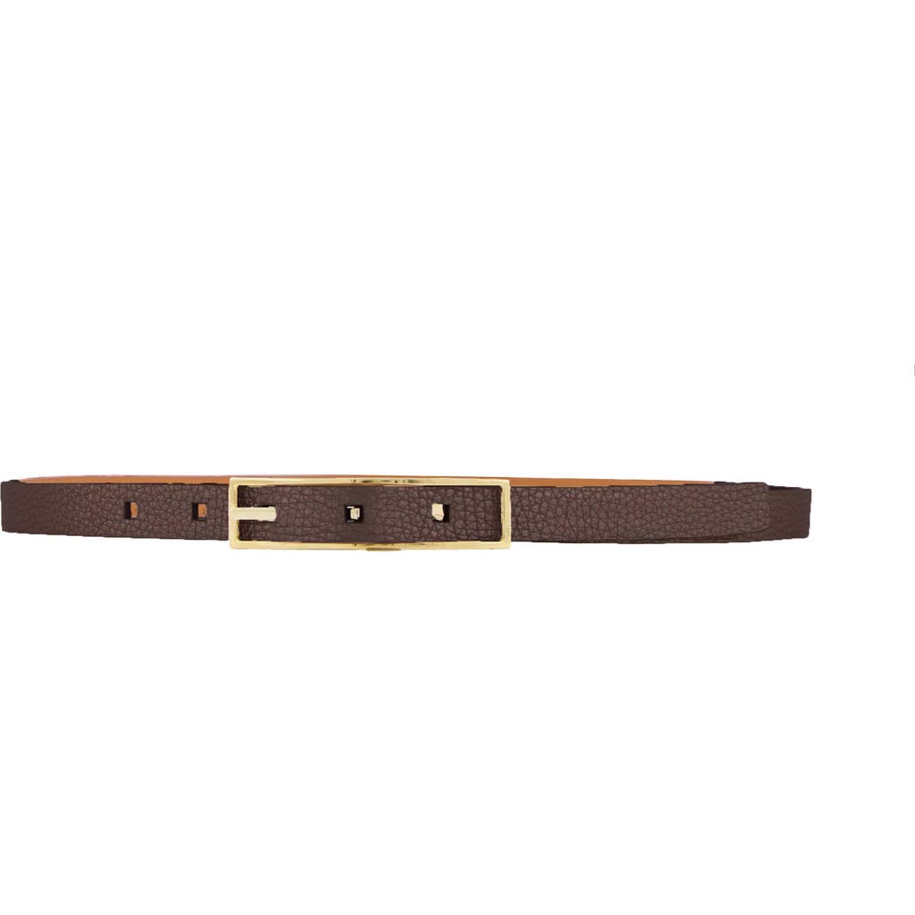 Vaincourt Vaincourt La Ravissante Slim Metallic Leather Belt
