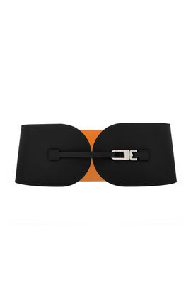 Vaincourt Vaincourt L'Exquise Large Leather Beige Belt