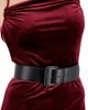 Vaincourt Women's La Merveilleuse 60MM Leather Belt - 2