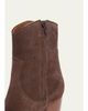 Valentino Garavani 40mm Bard Embroidered Suede Ankle Boots - 5
