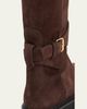 Valentino Garavani 40mm VLogo Signature Suede Knee-High Boots - 3