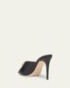 Valentino Garavani 80mm VLogo Signature Leather Mule Pumps - 2