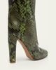 Valentino Garavani 85mm Pattie Snakeskin Knee-High Boots - 5