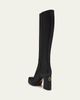 Valentino Garavani 90mm Fawcette Platform Leather Knee-High Boots - 3