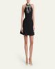 Valentino Garavani Beaded Bow Halter Minidress - 2