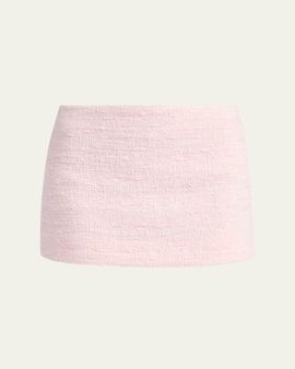 Valentino Garavani Boucle Tweed Mini Skirt