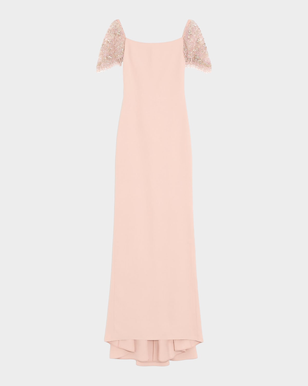 Valentino Garavani Cady Embellished Floor-Length Gown