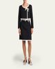 Valentino Garavani Contrast Bow Crop Coat - 2