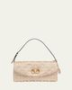 Valentino Garavani Devain Pearly-Embellished Satin Top-Handle Bag - 1