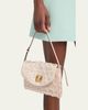 Valentino Garavani Devain Pearly-Embellished Satin Top-Handle Bag - 2