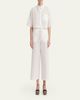 Valentino Garavani Embroidered Eyelet Cotton Drawstring Pants - 2