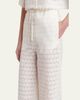 Valentino Garavani Embroidered Eyelet Cotton Drawstring Pants - 5