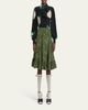 Valentino Garavani Floral Print Tie-Neck Silk Blouse - 5