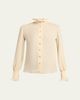 Valentino Garavani Georgette Button-Front Blouse - 1