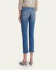 Valentino Garavani High-Rise Skinny-Leg Crop Jeans - 3