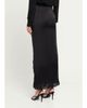 Valentino Garavani Lace-Trim Silk Satin Maxi Slit Skirt - 3