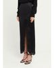 Valentino Garavani Lace-Trim Silk Satin Maxi Slit Skirt - 4