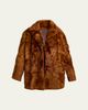 Valentino Garavani Lamb Shearling Open Coat - 1