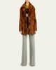 Valentino Garavani Lamb Shearling Open Coat - 2