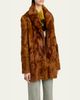 Valentino Garavani Lamb Shearling Open Coat - 4