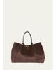 Valentino Garavani Large Rockstud Suede Shopping Tote Bag - 1