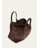 Valentino Garavani Large Rockstud Suede Shopping Tote Bag - 3