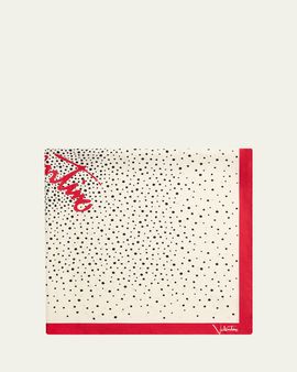 Valentino Garavani Little Stars Starry Silk Scarf