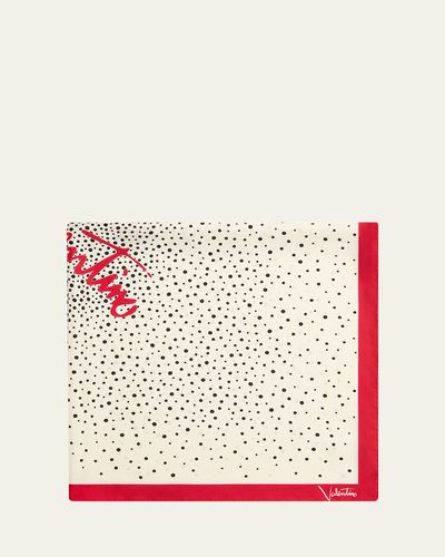 Valentino Garavani Little Stars Starry Silk Scarf
