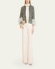 Valentino Garavani Loco Small Beaded Embroidered Moire Top-Handle Bag - 5