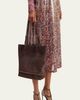 Valentino Garavani Medium Rockstud Suede Tote Bag - 2