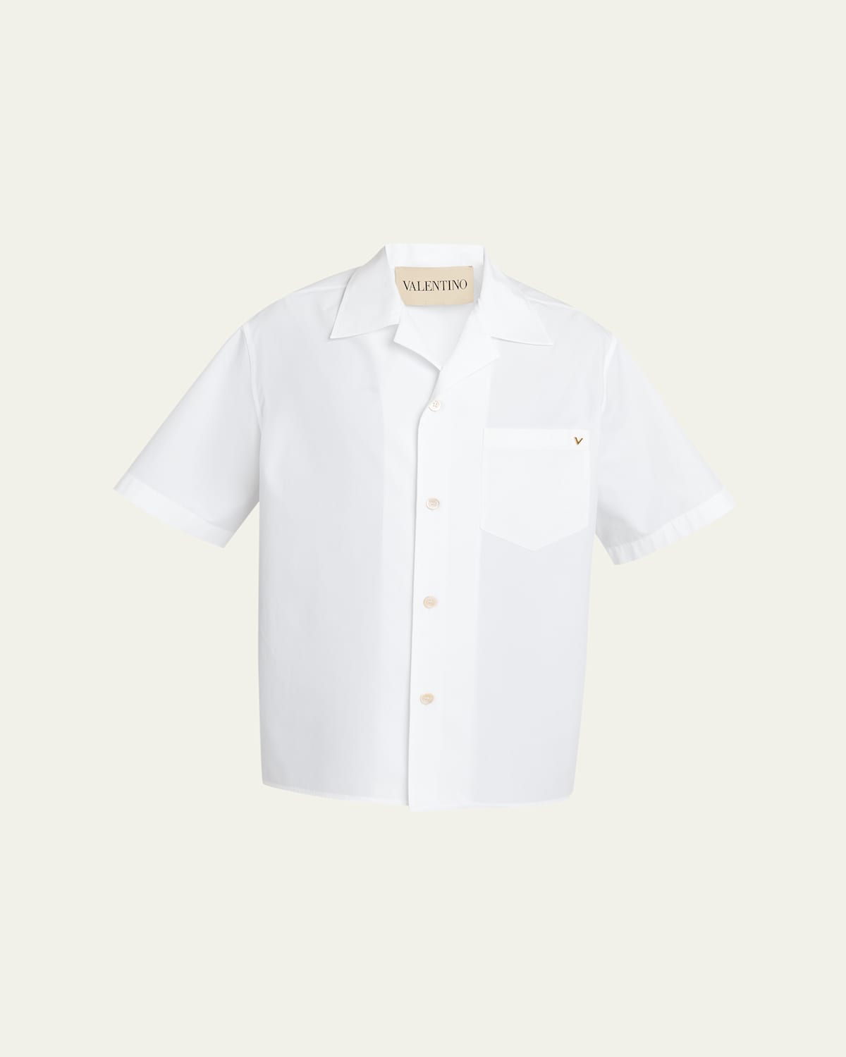 トップス VALENTINO Cotton Poplin Vacation Shirt Valentino Garavani Tops
