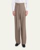 Valentino Garavani Men's Double-Pleated Wool Trousers - 4