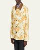 Valentino Garavani Men's Floral-Print Cotton Jacket - 4