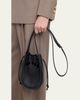 Valentino Garavani Men's Medium Drawstring Shoulder Bag in Grained Leather - 2