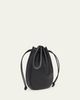 Valentino Garavani Men's Medium Drawstring Shoulder Bag in Grained Leather - 3
