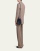 Valentino Garavani Men's Medium Drawstring Shoulder Bag in Grained Leather - 5