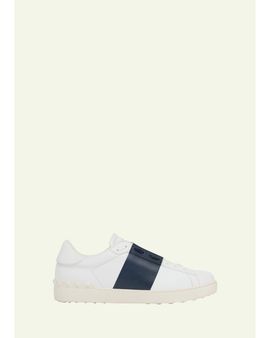 Valentino Garavani Men's Open Calfskin Sneakers