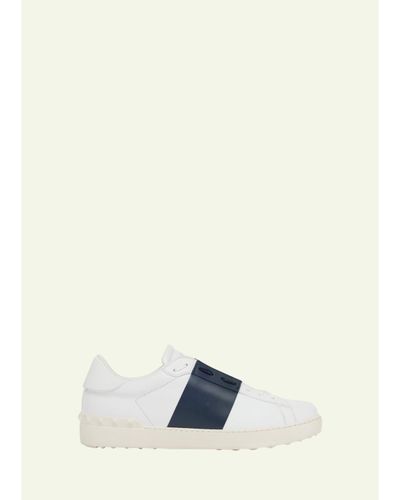 Valentino Garavani Men's Open Calfskin Sneakers