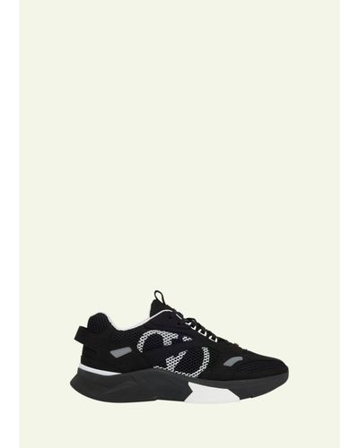 Valentino Garavani Men's V-Logo Mesh Sneakers